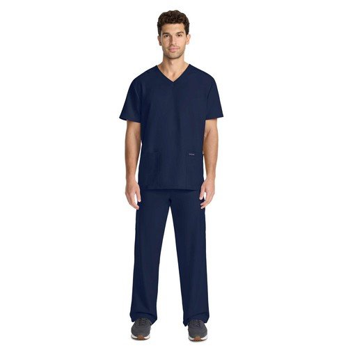 Cherokee Originals Ultra Unisex V-neck Scrub Top CKE00014A NavyM