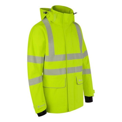Beeswift Stormwear Mens Hi-Vis Jacket Yellow S
