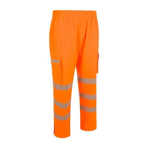 Beeswift Stormwear Mens Hi-Vis Overtrouser Orange S