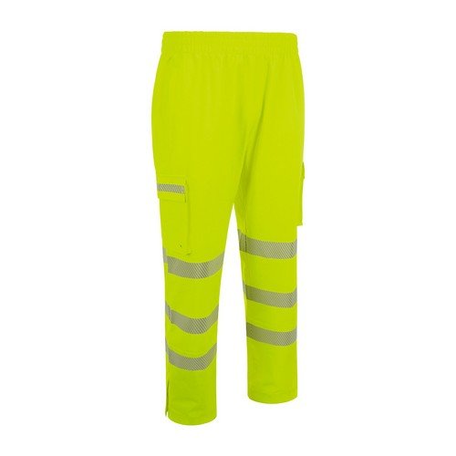 Beeswift Stormwear Mens Hi-Vis Overtrouser Yellow S