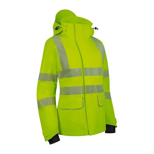 Beeswift Stormwear Womens Hi-Vis Jacket Yellow 14