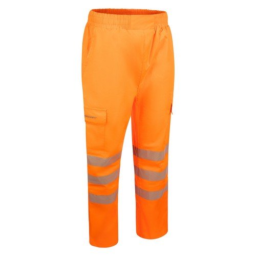 Beeswift Stormwear Womens Hi-Vis Overtrouser Orange 12