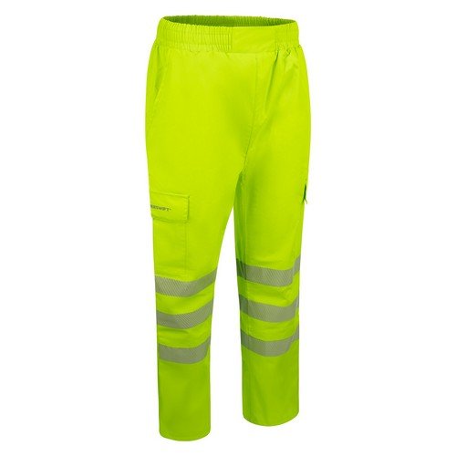 Beeswift Stormwear Womens Hi-Vis Overtrouser Yellow 08