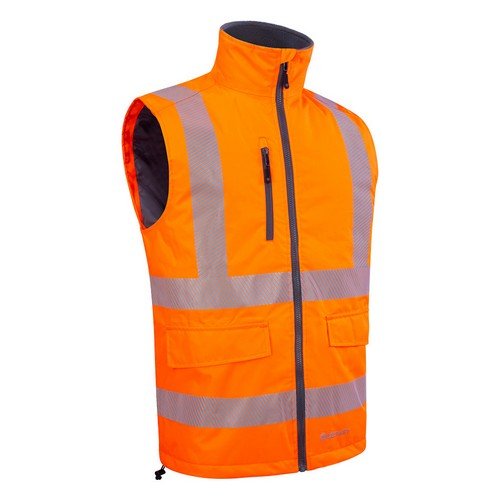 Mens Bodywarmer Fluorescent Orange M