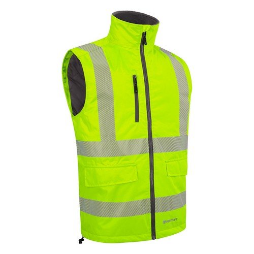 Mens Bodywarmer Fluorescent Yellow S