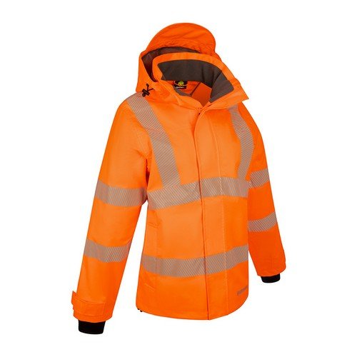 Womens Exec Jacket Fluorescent Orange Xs (06)