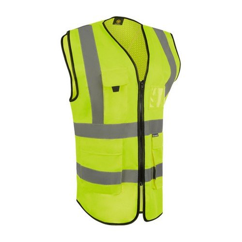 Beeswift Womens Hi-Vis Exec Waistcoat Yellow M (10)