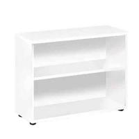 Jemini White 730mm Bookcase 1 Shelf KF838618
