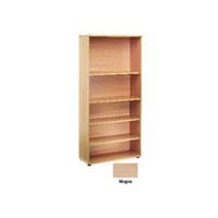 Jemini White 1800mm Bookcase 4 Shelves KF838620