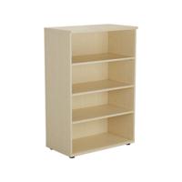 Jemini Maple 1200mm 1 Shelf Bookcase KF840135