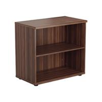 Jemini Walnut 730mm 1 Shelf Bookcase KF840145