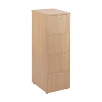 Jemini Beech 4 Drawer Filing Cabinet KF71958