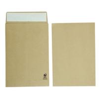 Initiative Envelope 25mm V-Base Gusset Pocketed Plain Peel n Seal C4 120gsm Manilla Pack 125
