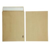 Initiative Envelope 25mm V-Base Gusset Pocketed Plain Peel n Seal 406x305x25 120gsm Manilla Pack 125