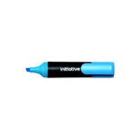 Initiative Water Based Highlighters Wedge Shaped Tip Blue