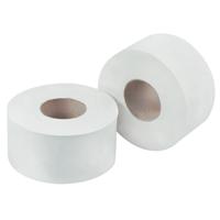 Initiative White 2-Ply Mini Jumbo Roll 86mmx150m Pack 12