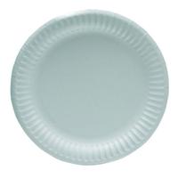 Plates Paper 9 Inches White Pack 100