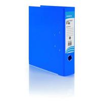 Initiative Lever Arch File Foolscap Blue Metal Shoe and Thumbring