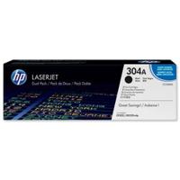 Hewlett Packard Toner Cartridge Black Pack 2 CC530AD