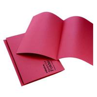 Initiative Square Cut Folders Mediumweight 250gsm Foolscap Red