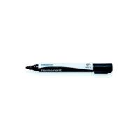 Initiative Permanent Bullet Tip Marker Xylene Free Water and Light Resistant Black