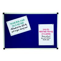 Initiative Noticeboard 900x600mm (3x2') Aluminium Frame Blue