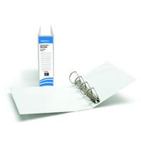 Initiative Presentation Binder 4 D Ring 65mm Capacity White