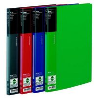 Pentel Recycology A4 Display Book 20 Pocket with Front Pocket Black (Pack 10) - DCF442A