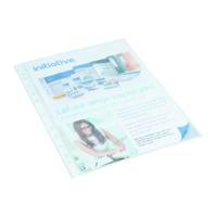 Initiative Heavy Weight Punched Pocket Glass Clear 80mic Pack 100
