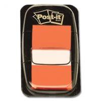 680-4 Post-it Orange Index Tabs 25mm Pack of 12x50
