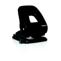 Initiative 2 Hole Punch Heavy Duty Black 40 Sheet Capacity ABS Handle