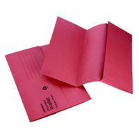Initiative Document Wallet Foolscap Medium Weight 285gsm Red