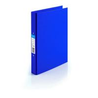 Initiative Polypropylene Coated Board 2 Ring Binder 25mm Capacity A4 Blue