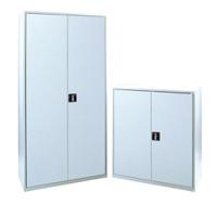 Initiative Stationery Cupboard 1806mm 3 Shelves Grey
