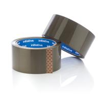 Initiative Polypropylene Packaging Tape 48mmx66M Buff Low Noise
