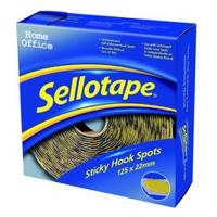 Sellotape Sticky Hook Spots 22mm Pack 125