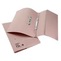 Initiative Transfer Spring File With Pocket Foolscap 285gsm Buff
