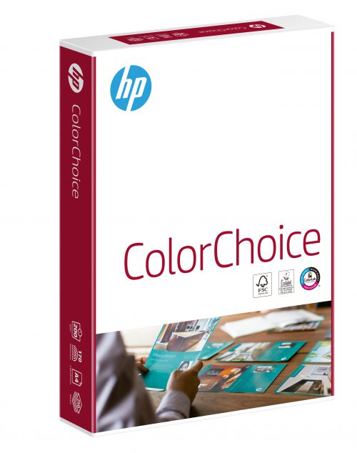 Hp Color Choice FSC Mix 70% A4 210X297mm 200Gm2 Pack Of 250