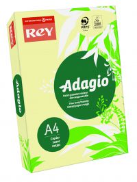Rey Adagio Paper A4 80gsm Canary (Ream 500) RYADA080X423