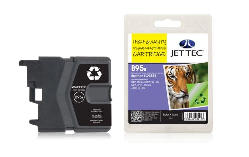 JET TEC Remanufactured Inkjet Cartridge Replaces Brother LC985 Black