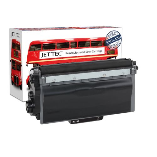 JET TEC Remanufactured Laser Toner Cartridge Replaces Brother TN3330 Black