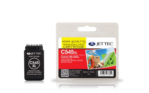 JET TEC Remanufactured Inkjet Cartridge Replaces Canon PG - 545 XL Black Canon 8286B001