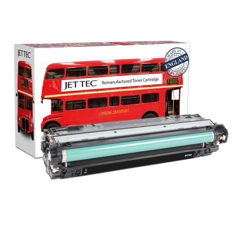 JET TEC Remanufactured HP 307A Laser Toner Cartridge Replaces HP CE740A Black