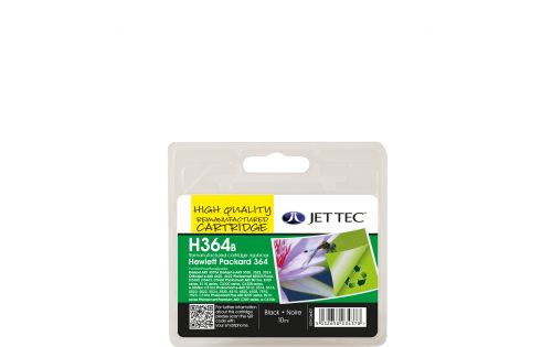 JET TEC Remanufactured Inkjet Cartridge Replaces HP364 HP CB316EE Black