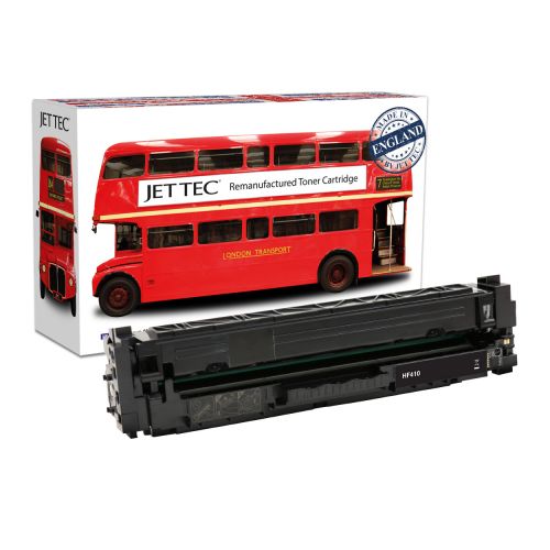 JET TEC Remanufactured HP 410A Laser Toner Cartridge Replaces HP CF410A Black