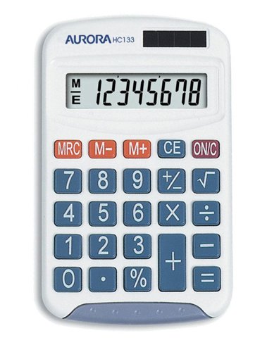 Aurora HC133 Handheld Calculator