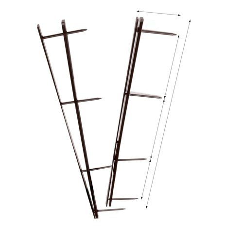 GBC 9741639 White A4 Velobind Strips