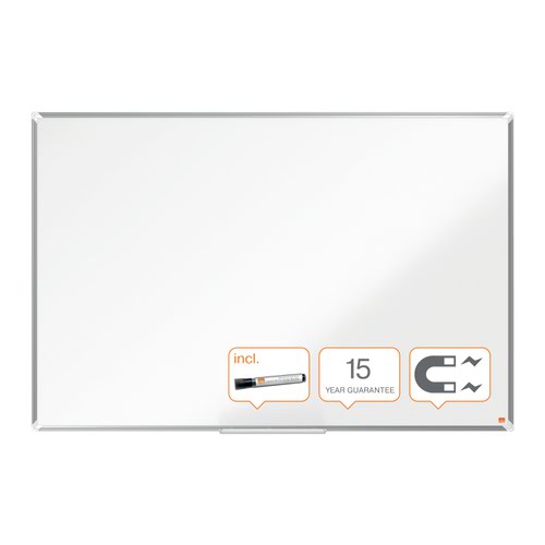 Nobo Premium Plus Steel Magnetic Whiteboard 1500x1000mm
