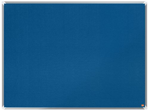 Nobo 1915189 Premium Plus Blue Felt Notice Board 1200x900mm