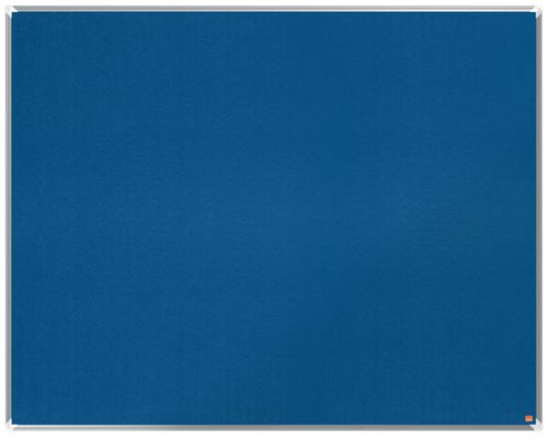 Nobo 1915191 Premium Plus Blue Felt Notice Board 1500x1200mm